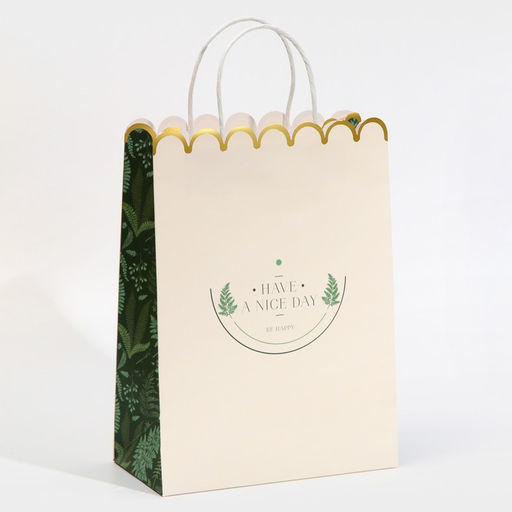 Пакет подарочный крафтовый Nice day, 23 30 12 см - Дарите счастье фото 3