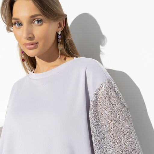 Свитшот Прикасаясь к чуду (грэй) - Charutti фото 3