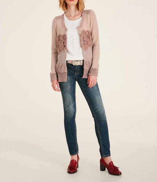 Кардиган, розовый - Linea tesini фото 3