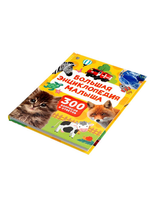 Большая энциклопедия малыша. 300 вопросов и ответов. 144 стр.