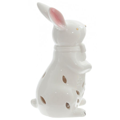Фигурка декоративная "Заяц" (подсветка, 3xLR44 н/п), L, L7 W8 H15 см