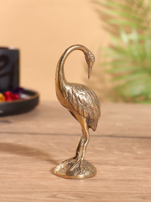 Сувенир «Журавль», 5×3×10 см, бронза