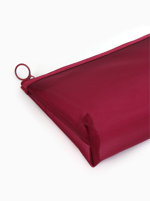 Косметичка дор Сетка 17*6,5*13,5, отд на молнии, бордовый