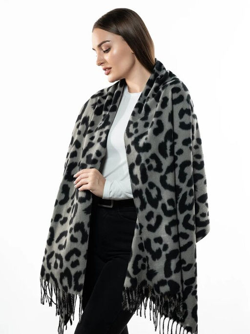 Яркий палантин с анималистичным принтом - Pretty mania фото 2