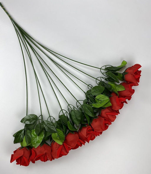 Роза высокая 65см, бутон 7x7см - Buro фото 4