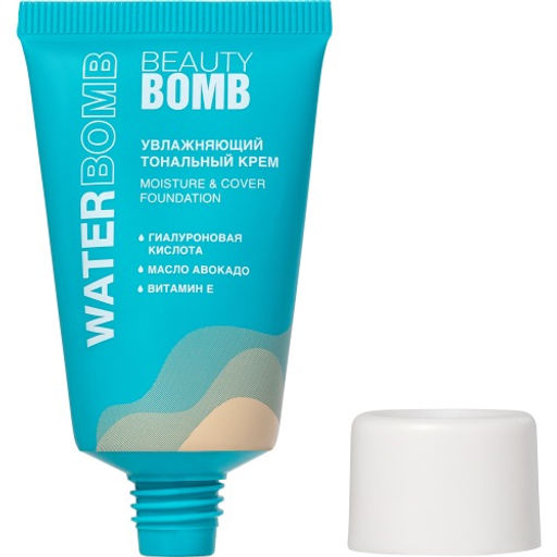 Beauty Bomb Увлажняющий тональный крем для лица Waterbomb тон 02, теплый бежевый, 25 мл  фото 2