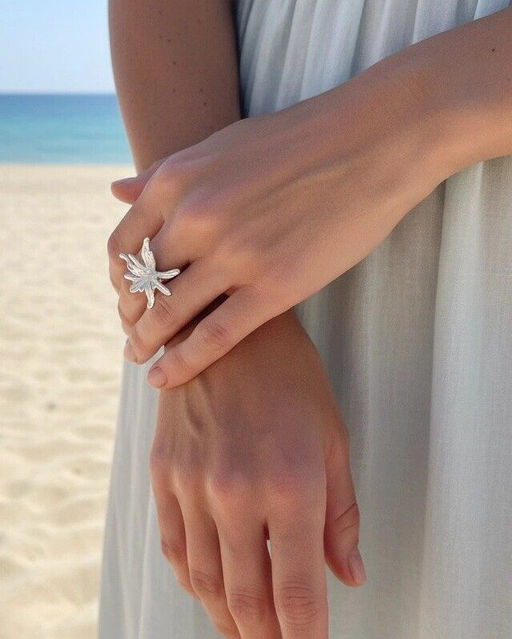 Кольцо с белым серебрением - Vel vett фото 3