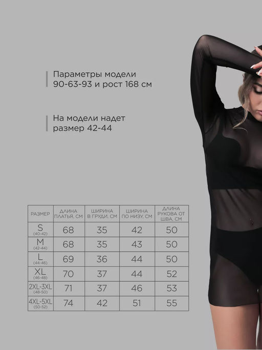 Эротическое платье в сетку