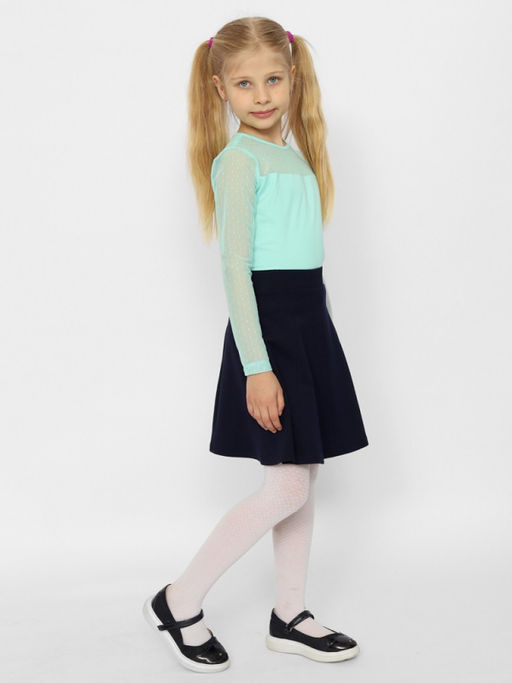 CRB wear/CWJG 63598-38 Джемпер для девочки,ментоловый/Ex.Cherubino  фото 2