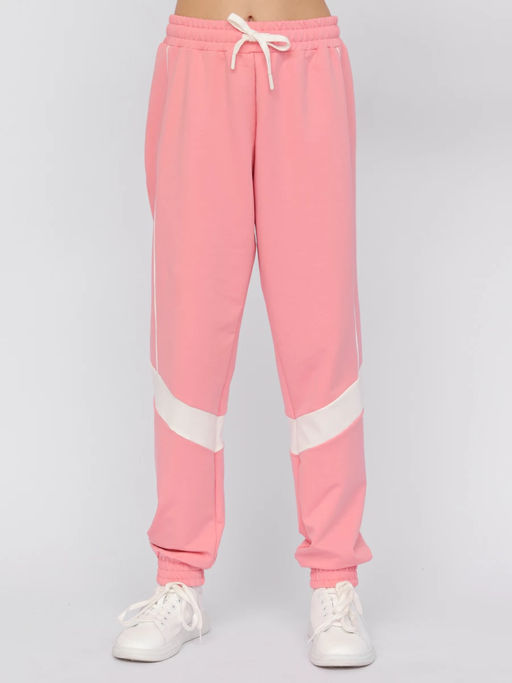 CRB wear/!CWJG 90116-27 Костюм для девочки (толстовка, брюки),розовый/Ex.Cherubino фото 4