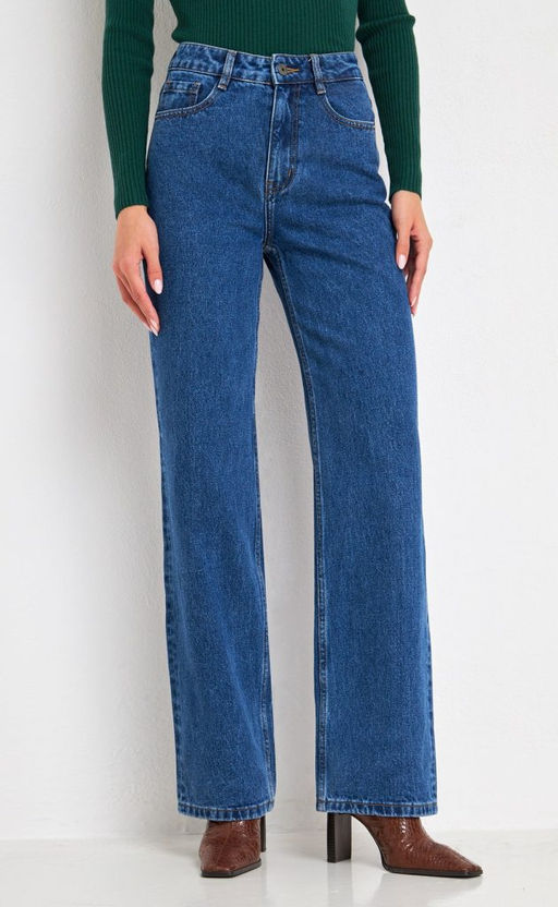 Джинсы Primm P222-0134 прямые женские синие  фото 2