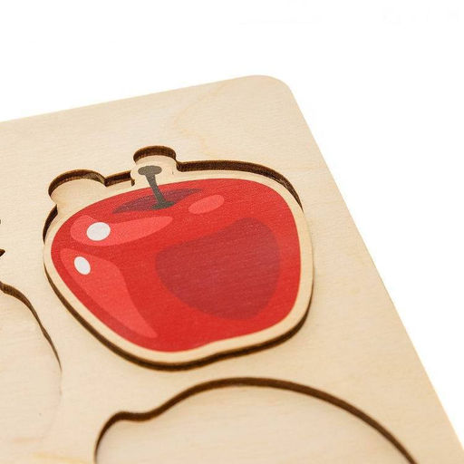 Игра развивающая деревянная Фрукты (21х21см) - Десятое королевство фото 3