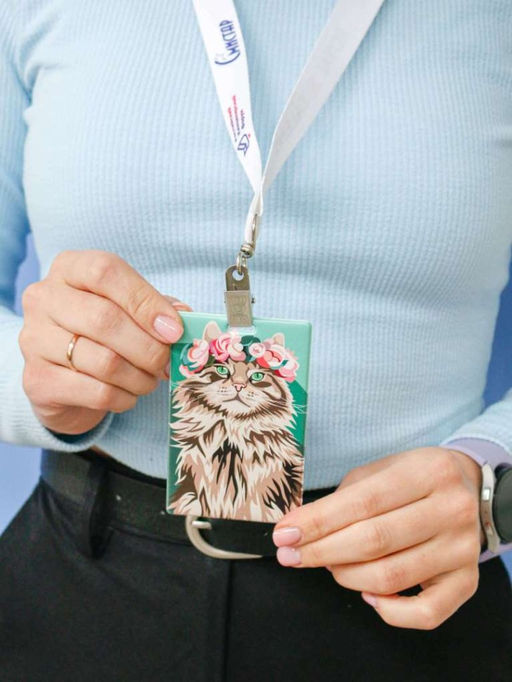 Держатель для карт Beautiful cat (6,5 х 10,4 см)