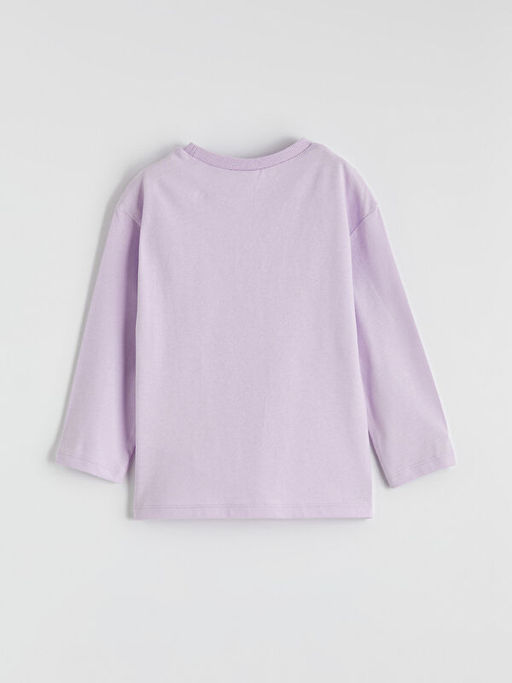 Bisiklet Yaka Nak??l? K?z ?ocuk Ti??rt