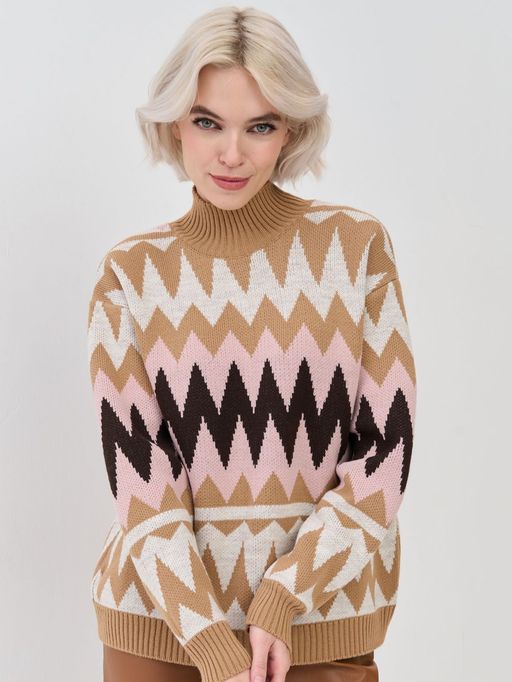 Свитер Be You 7232-40227 из полушерсти - Vay фото 3