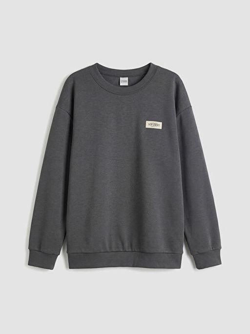 Bisiklet Yaka Erkek ?ocuk Sweatshirt