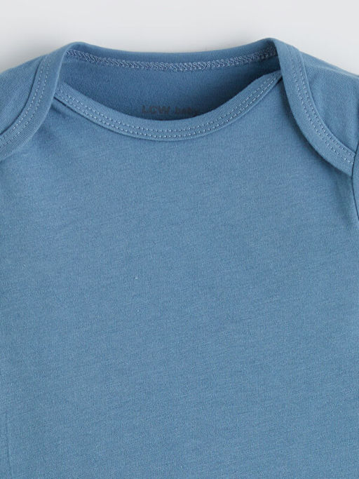 Bask?l? Erkek Bebek ??t??tl? Body