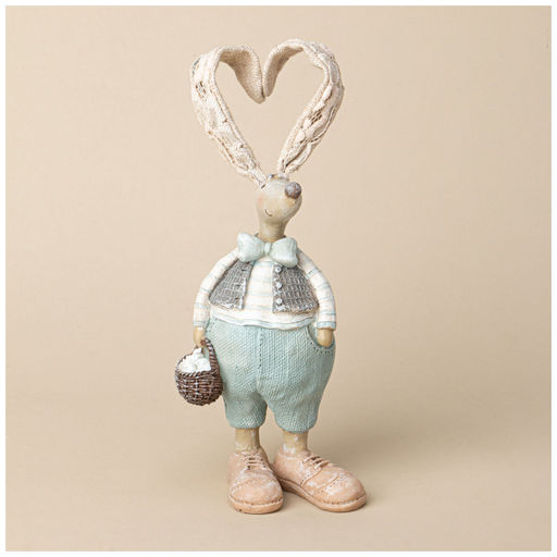 ФИГУРКА ДЕКОРАТИВНАЯ КРОЛИК 9.5*6.5*28 СМ - Lefard фото 5