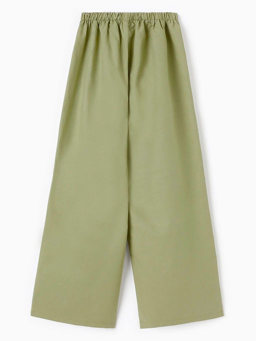 Брюки женские oversize MINAKU: Safari, цвет мятный, размер 44