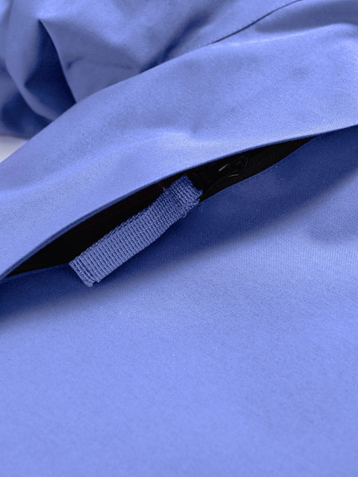 Парка зимняя женская с капюшоном василькового цвета 9538-1Vs - Valianly фото 9