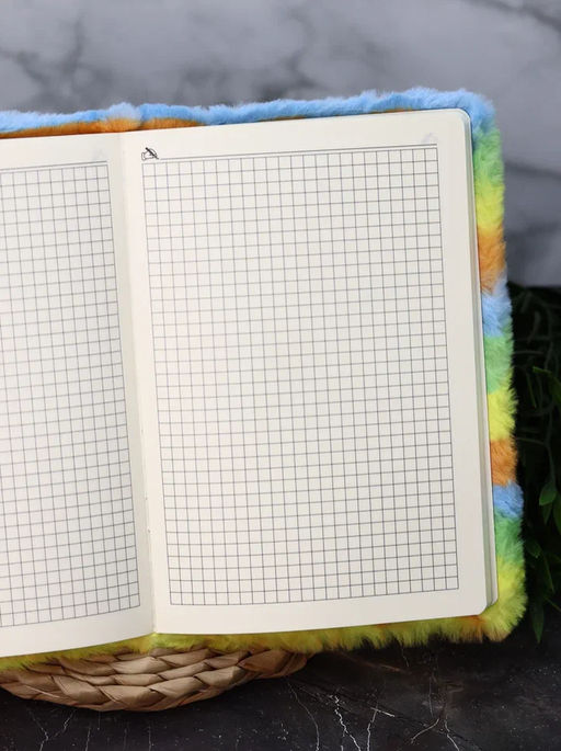 Блокнот плюшевый "Fireworks", 21х14,5 см, плотность 80 гр.