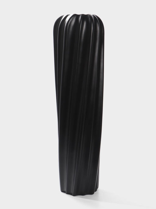Ваза напольная керамика "Бласио" 58х14 см, чёрный