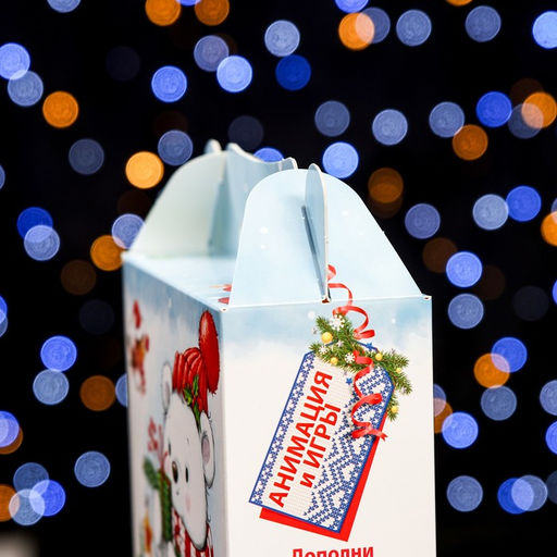 Цена за 5 шт. Подарочная коробка Белоснежный ,ПОДАРОК 17 х 6,8 х 20,8 см - Simaland фото 5