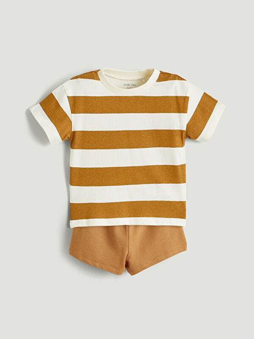 Bisiklet Yaka Erkek Bebek Ti??rt ve ?ort