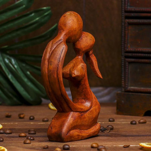 Сувенир «Поцелуй», 15×9×3.5 см, дерево