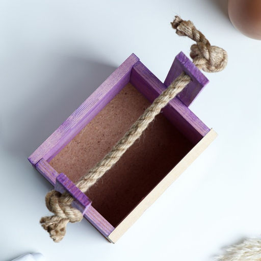 Кашпо деревянное, 15128.5(25) см Пауль и Любовь. Love в цветочках, с принтом - Дарим красиво фото 4