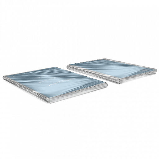 Цена за 2 шт. Тетрадь общая с пластиковой обложкой на спирали ErichKrause Mirage, синий, A4, 80 листов, клетка фото 5