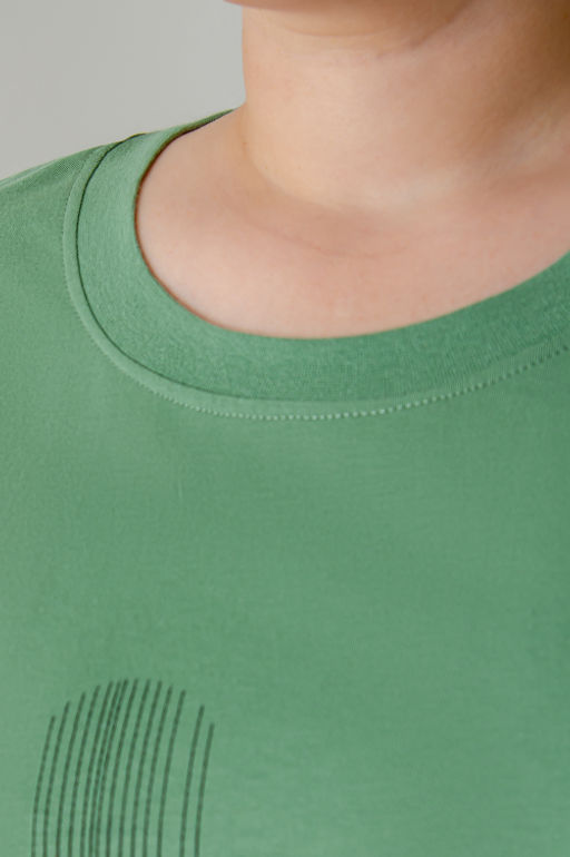 Арт. 31168 Футболка женская 50-60 (6 шт) Цвет:зеленый - Калинка фото 7