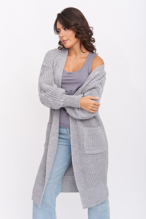 Кардиган Д 3084/серый (1755) - Текстильная мануфактура фото 2