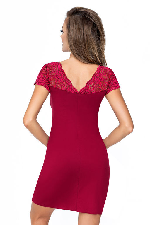 Miriam nightdress Burgundy