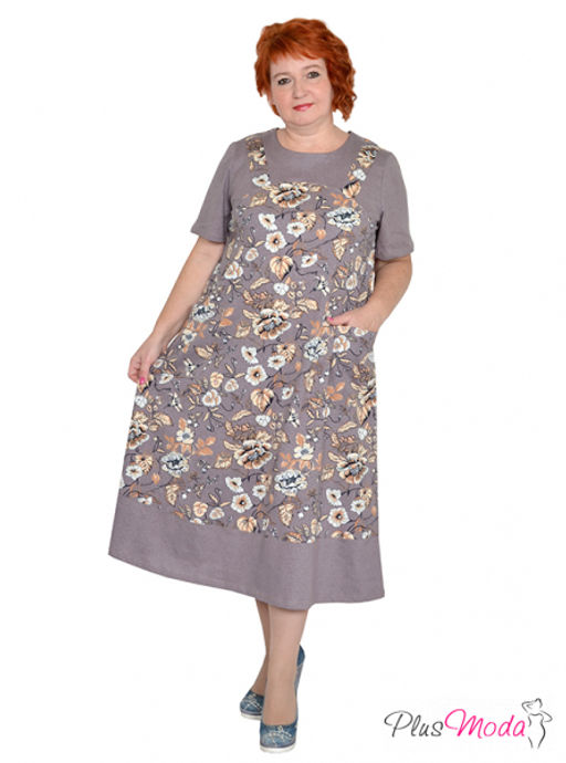 Платье Модель №1223 размеры 44-84 - Plusmoda фото 8