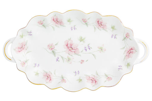 Блюдо для нарезки 26*14,5*2,5 см Диана, фарфор, NEW BONE CHINA