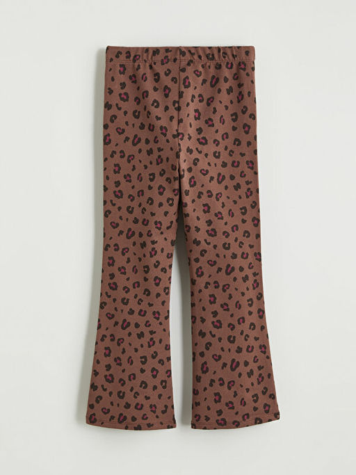 Leeopar Desenli K?z ?ocuk Tayt