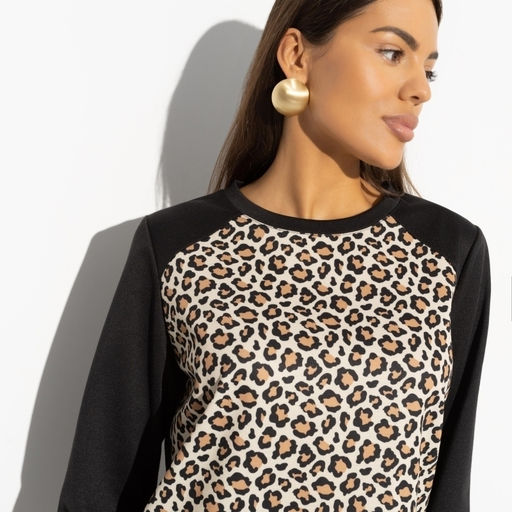 Свитшот с анималистичным принтом Сбежать вместе (hot) - Charutti фото 3