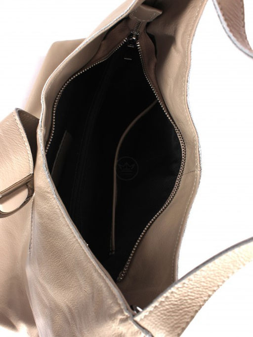 Сумка женская натуральная кожа JRP-2046-9, 1отд+карм/пер, плечевой ремень, св.бежевый SALE 264368 - Adelia фото 3