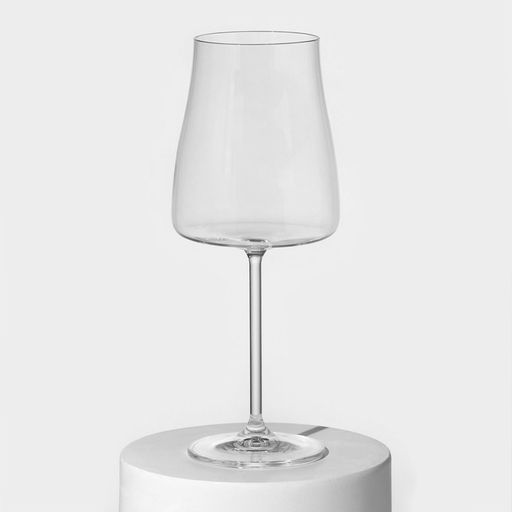 Бокалы для вина Magistro Alex, 400 мл, стекло, прозрачные, набор 6 шт