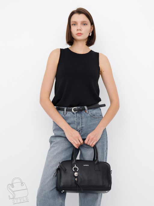 Сумка женская 58400S black Velina Fabbiano-Safenta в Новосибирске