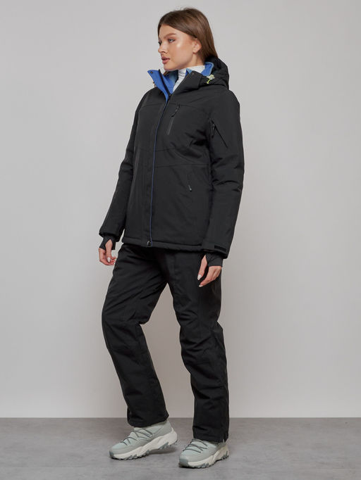 Горнолыжный костюм женский зимний черного цвета 005Ch - Chunmai фото 2