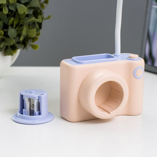Настольная лампа "Фотоаппарат" LED 2Вт USB АКБ МИКС 10х6,5х23 см RISALUX