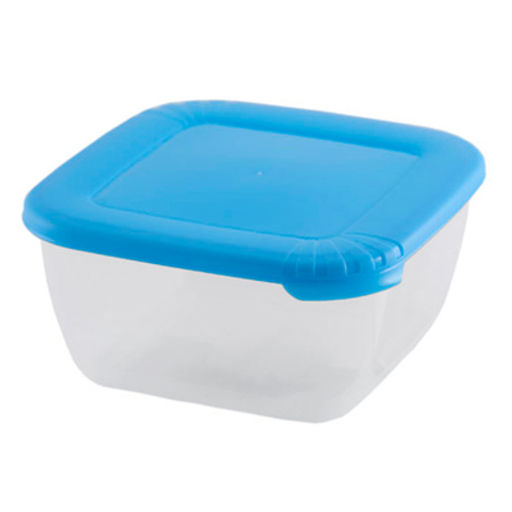 Контейнер для продуктов пластмассовый "Лайт" 0,95л, 15х15х7,5см, подходит для СВЧ (Россия)