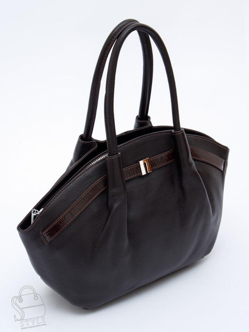 Сумка женская кожаная 2346-2Y coffee Polina&Eiterou в Новосибирске