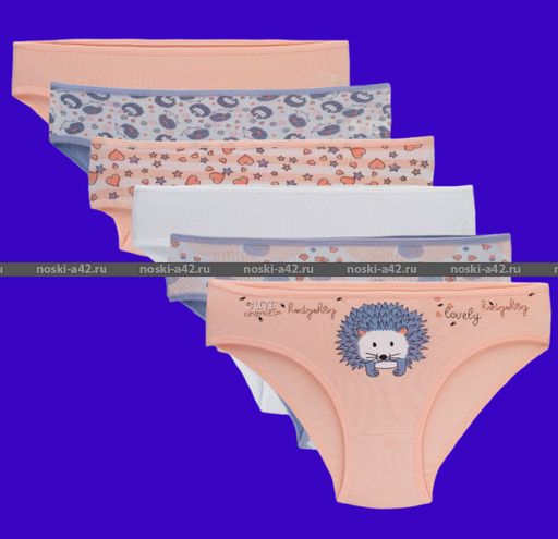 Цена за 7 шт. Подростковые трусы для девочек Турция Неделька - 7 шт. арт. 742043 (742033) 6 (9-10 лет) - For you фото 2
