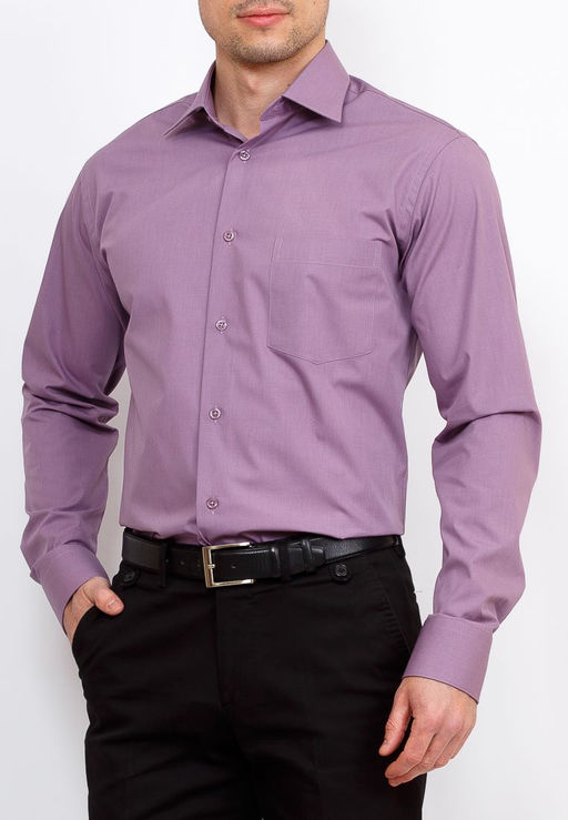 Сорочка мужская длинный рукав GREG 730/319/PUR/Z  фото 7