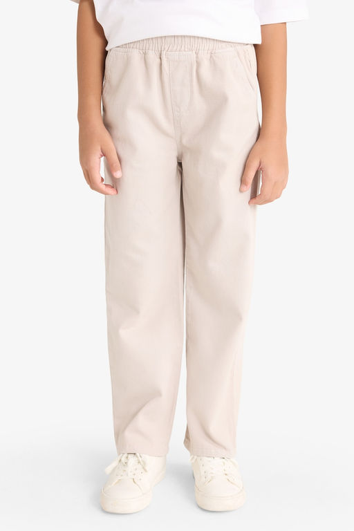 %100 Pamuk Beli Lastikli Gabardin Pantolon Erkek _ocuk - Defacto фото 4