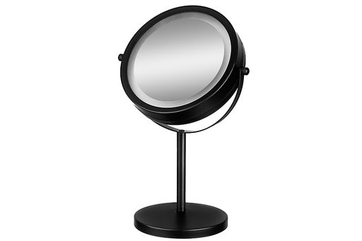 Зеркало двустороннее на подставке 21*13,5*33 см 5-кратный зум со светод.подсветкой,черное - Elan gallery фото 4