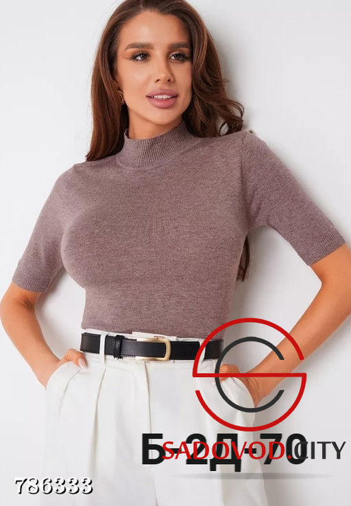 Водолазка с коротким рукавом - Bruno фото 10